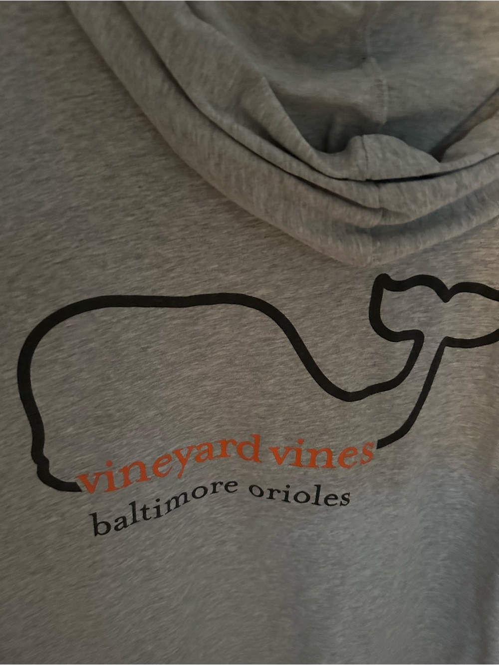 Vineyard Vines Gray Baltimore Orioles Hoodie